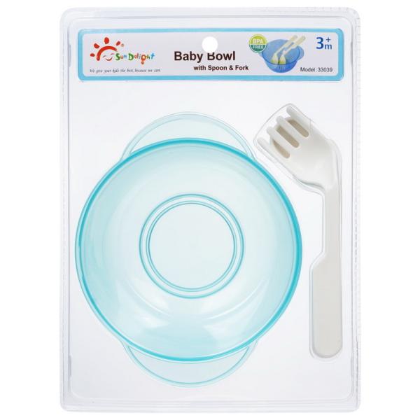 Safe ISO PP Polypropylene PVC Baby Feeding Bowls And Spoons