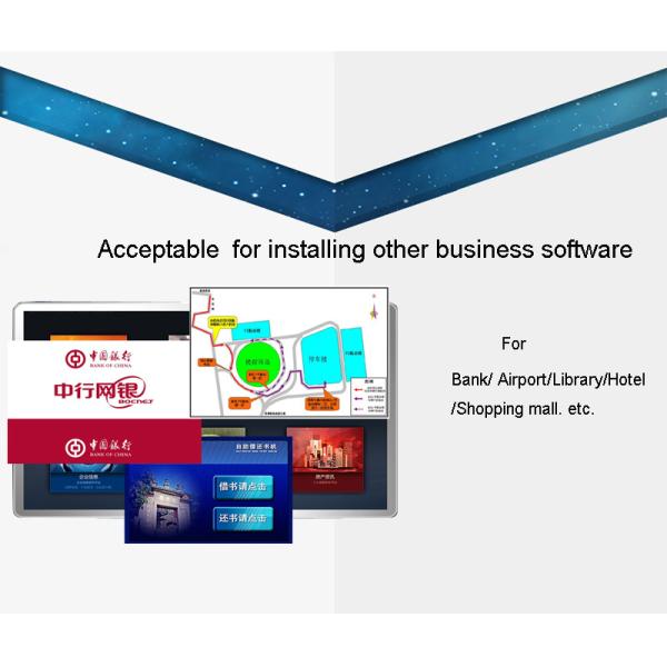 1080P 55 Inch Big Size WIFI Floor Stand Honrizontal Multi Touch Screen Information Kiosk All In One Computer