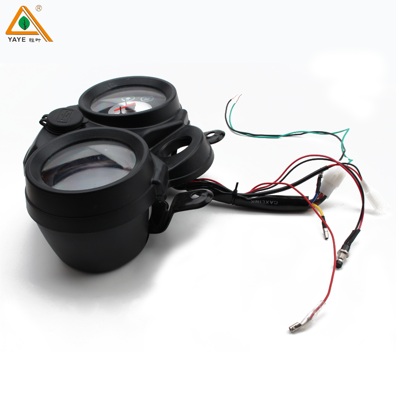 TVS HX125 Specific Motorcycle Speedometer Tachometer New Spare Parts with LCD USB Compatibility Made of Plastic Condition Used