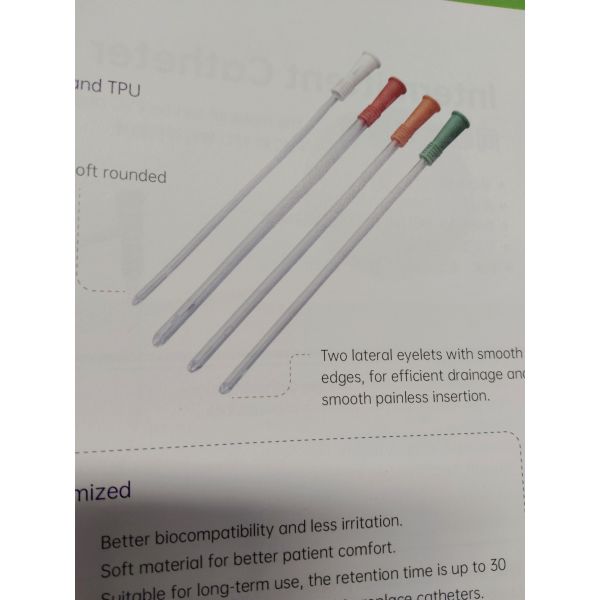 Medical Grade Silicone Single Lumen Catheter For Critically Ill Patients