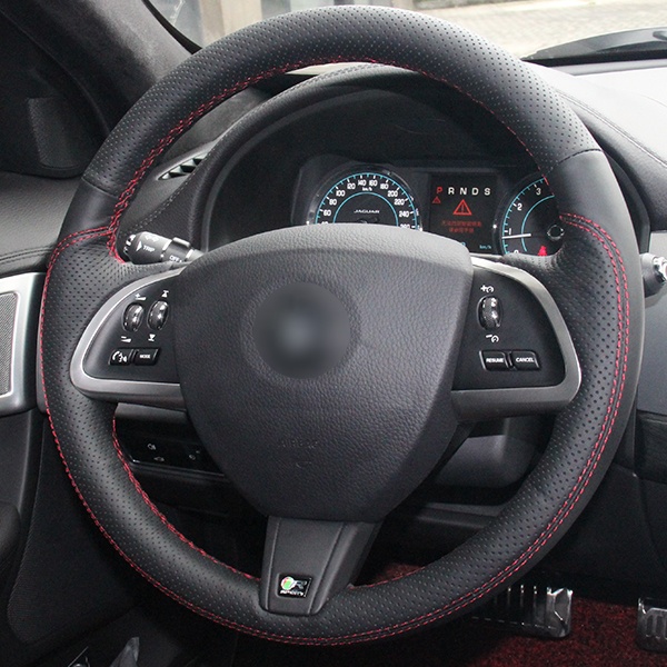 For Jaguar XF XF S XF Custom the Best Handing Sew Steering Wheel Cover