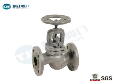 Cast Iron GG25 Globe Stop Valves Flange Type PN 16 With Balanced Disc