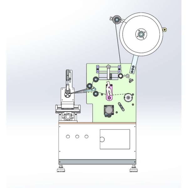 Tabletop Manual Semi Auto Labelling Machine Applicator For Round Bottle 220V