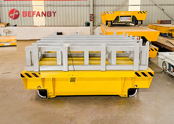 Capacity 8T Mobile Reel Rail Transfer Cart With Support Frame