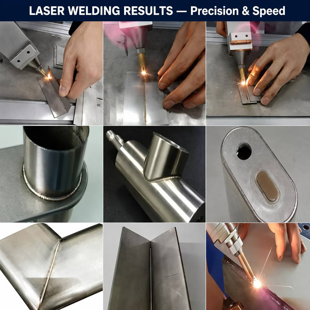 Multipurpose 6000W Portable Laser Welder 4 in 1 - Welding Cutting Cleaning Seam Cleaner Built-in Water Cooling