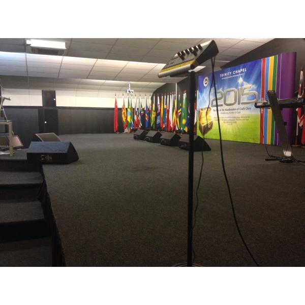 Active 15 Inch Stage Monitor Speaker 450 Watt Outdoor Show Sound Equipment