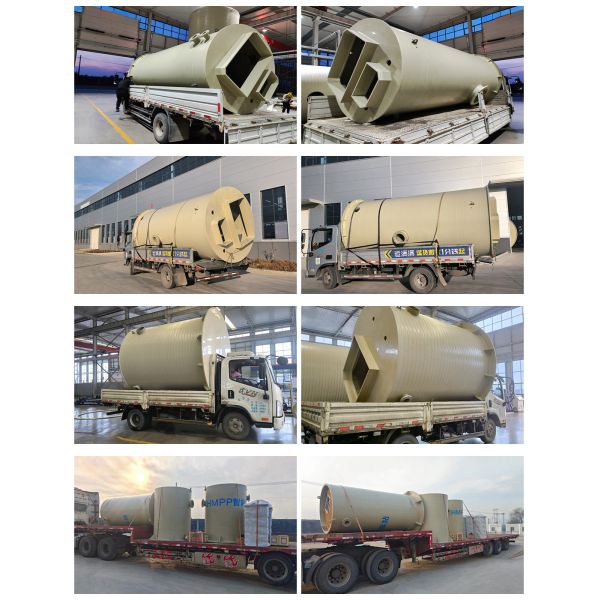 Buried Intelligent Sewage Lifting Rainwater HMPP Integrated Pump Station Low Noise