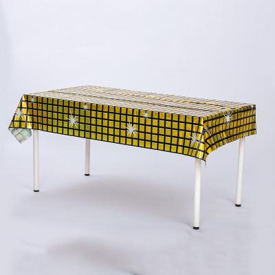Golden Disco Table Cloth 1x2m 100x200cm Disco Party Tablecloth
