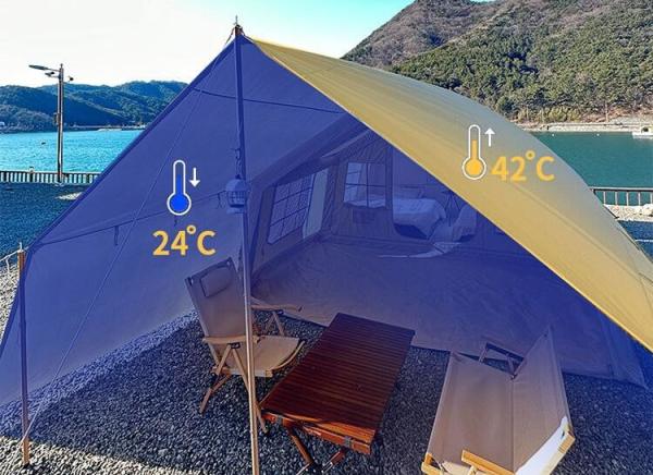 Air Tent, Inflatable Glamping Tent with Pump, Inflatable House Tent, Easy Setup Waterproof Outdoor Oxford Tents