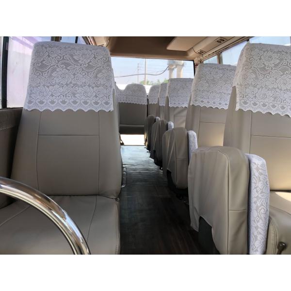 Used Left Hand Drive Toyota Coaster Mini Bus 20 Seats with Optional Air Conditioner
