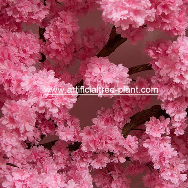 Eco Friendly Pink Artificial Cherry Blossom Tree Sakura Flower House Office Decoration