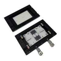 Tala horizontal Closure-ZCSC-H024-02 7231102 da fibra ótica preta