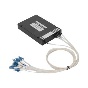 Dual Fiber 4 Channels CWDM Mux Demux 1350 to 1410nm Low PDL Polarization