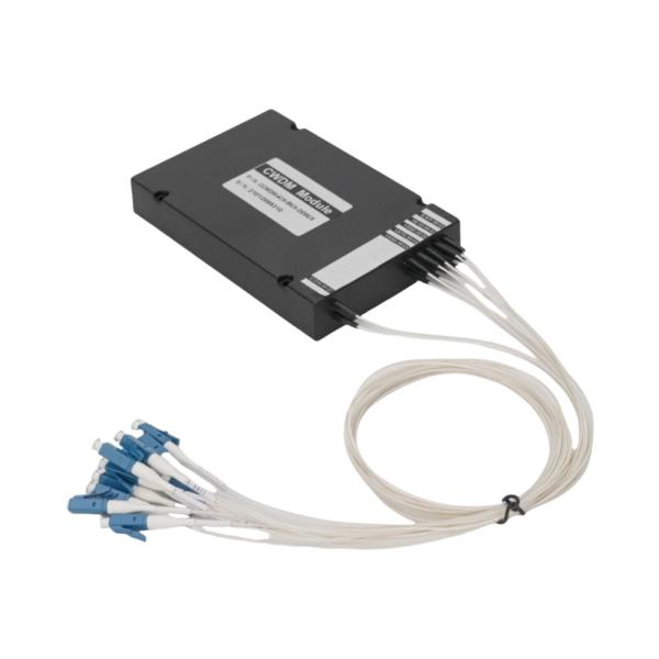 SC/UPCコネクタタイプ CWDM MUX DEMUX ABSボックス メトロアクセスとデータセンター用 双ファイバー4チャネル Mux Demux 1550〜1610nm