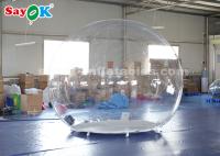 Tenda inflável de domo transparente 3m Tenda de ar inflável não tóxica para chamas - material de PVC retardante de 0,6 mm