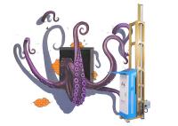 Impressora de baixo nível de ruído Machine da parede 3d, parede Art Printer de 7inch Lcd