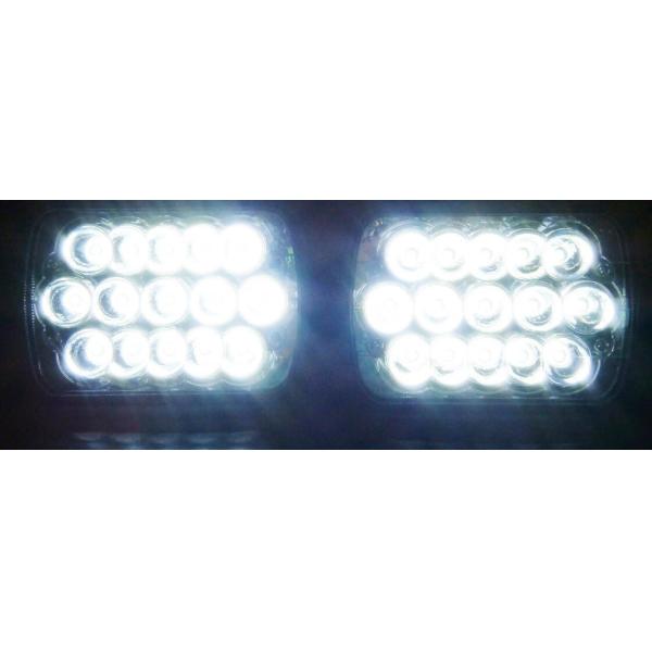 7 X 6 Inch LED Jeep Headlight High Low Sealed Beam H 3600 L 1600 Lumen