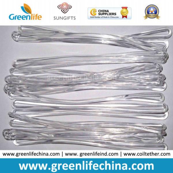 Hot Sale High Quality PVC Luggage Tag Loop Strip Solid Yellow Rope