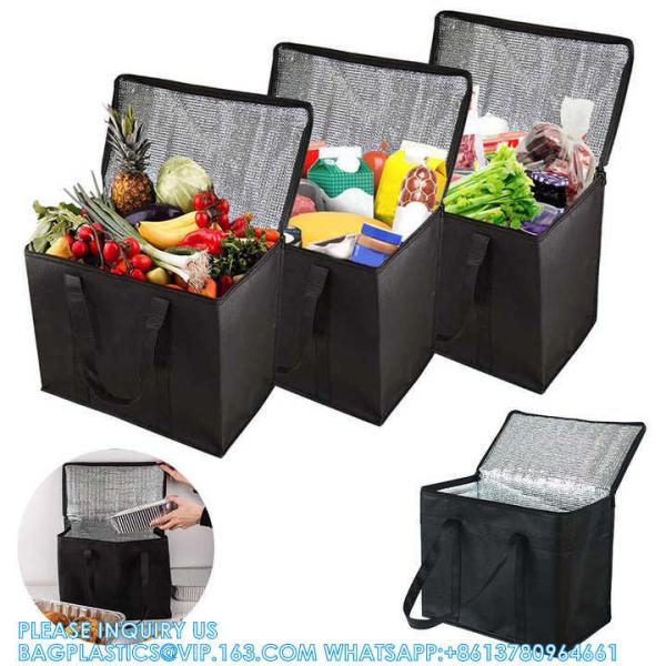 Promotional Custom Logo Printed Eco Friendly Large Capacity Food & Medical Tote Bags Rockbros Insulated Cooler Bag
