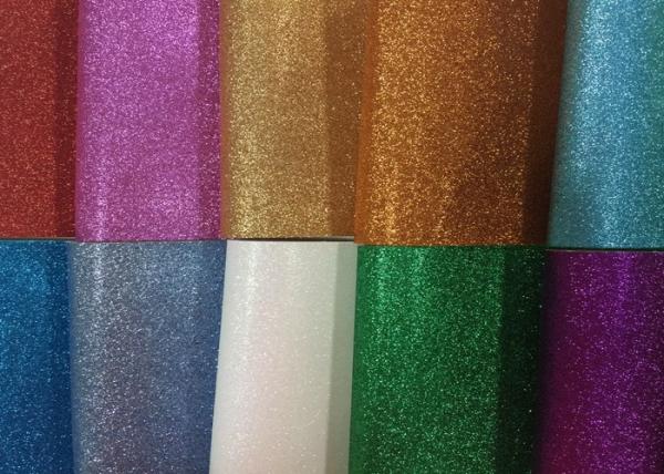 Hairbow Ribbon Multi Color Glitter Fabric For Wallpaper And Wedding Decoration