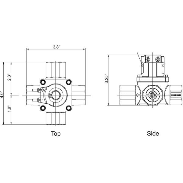 Электронный пар 12VDC FL 52826 IMPCO Lockoff LPG