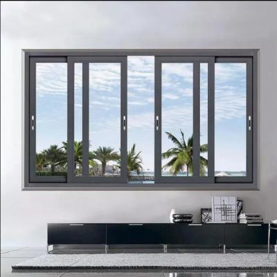 Aluminum Window For Easy Access And Smooth Operation With Horizontal Opening Pattern