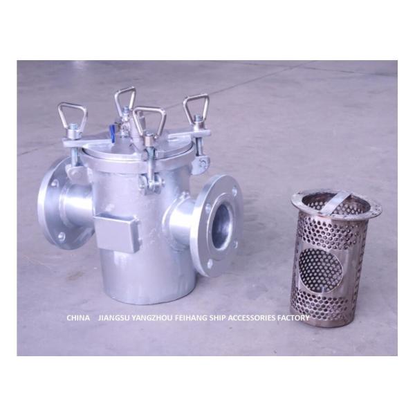 Filtre d'eau brut d'aspiration pour l'orifice d'admission de pompe auxiliaire d'eau de mer A80 CBM1061-81 Marine Sea Water Strainers