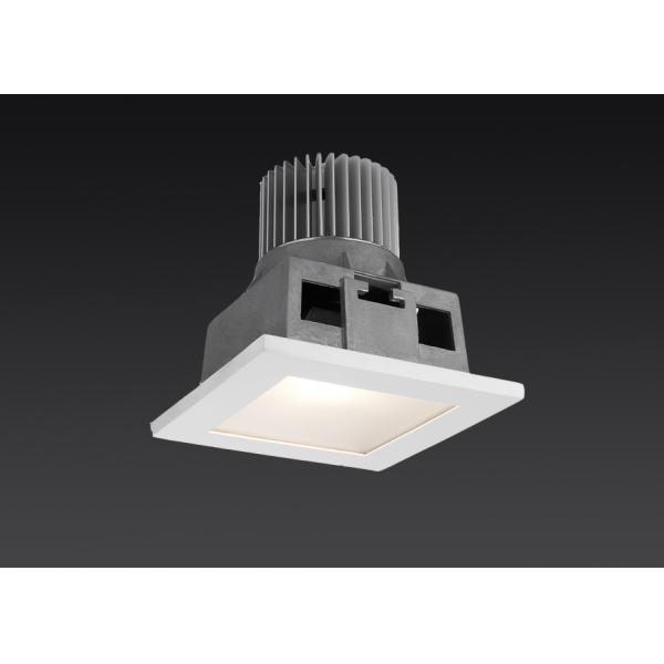 IP40 10W 4 Inch Square Diammable COB LED Ceiling Downlight Cut Out 76*76mm