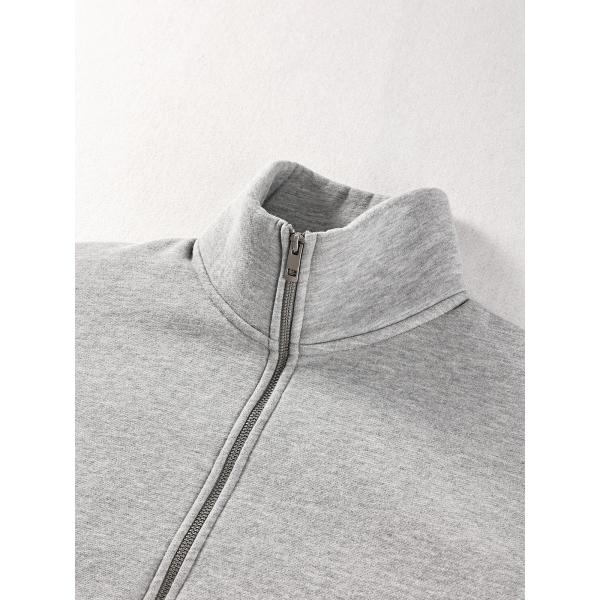 Дизайнеры уличной одежды швы с ципком толстый мужской спортивный пуловер Большой 360г Полярный шерсть трикотажный пуловер