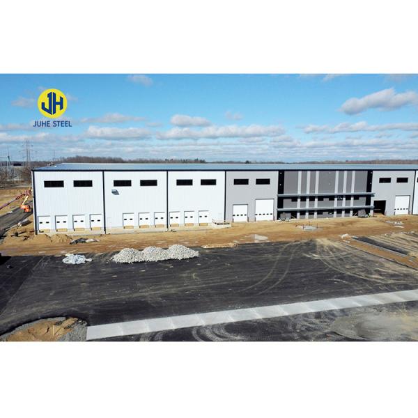 Made Prime Steel Construction Workshop with Sandwich Panel Roofing and Rolling Door