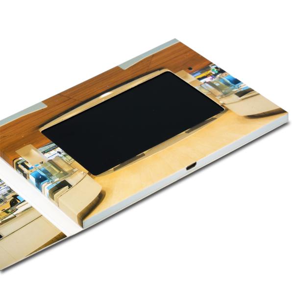 Customized LCD Video Brochure Card with JPG Image Format