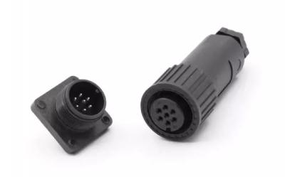 7-Pin 4-Pin Waterproof Servo Motor Connector Moog Rexroth ITT Aoto Compatible for Industrial Automation