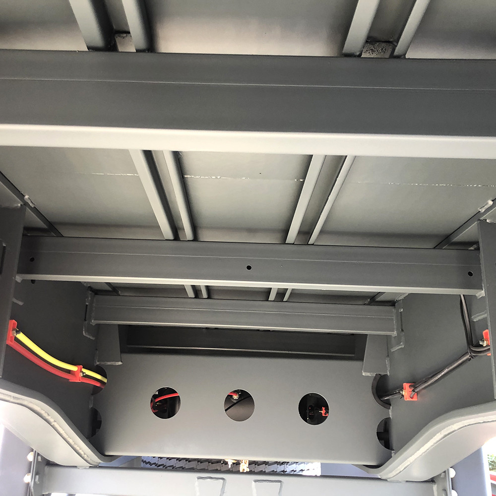CIMC HUAJUN Flatbed Container Semi Trailer with 12 Twist Locks and Custom's Requirement