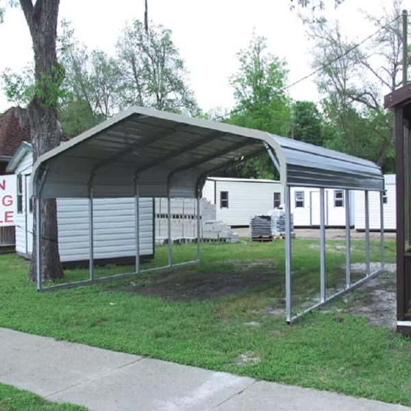 Folding Prefabricate Galvanized Steel Canopy Carport Portable Truck Car Parking Canopy