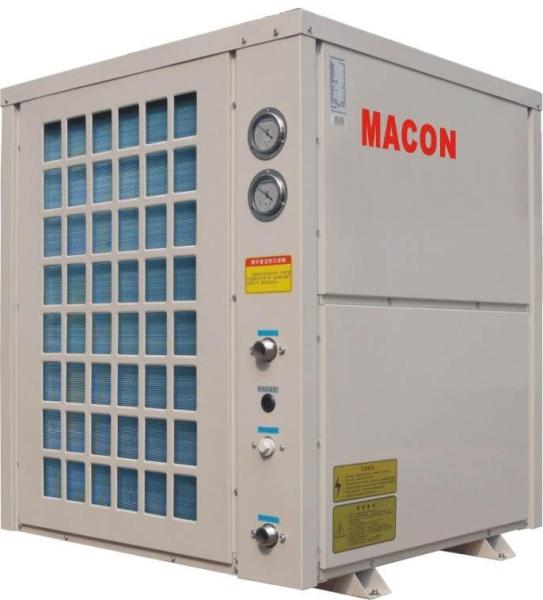 White color air source heat pump