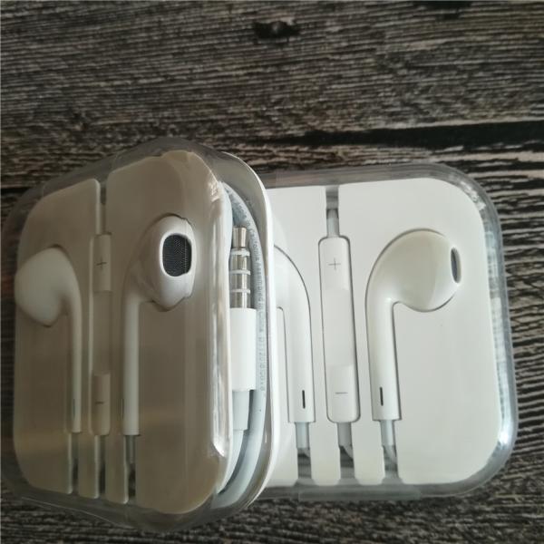 3.5mm Jack Wired Earphone 1.2M Handsfree Stereo In Ear Wire Earphones With Box