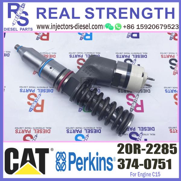 Injetor de combustível 374-0751 20R-2285 das peças de motor diesel para o Trilha-tipo trator D10N D10R D10T D10T2 de Caterpillar