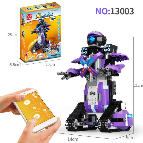 USB Charging Modern Military Models Robot Assembled ABS Plastic