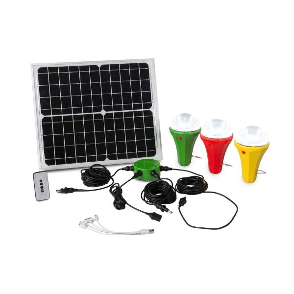 5200mAh 300lum Off Grid Solar Lighting System For Garden
