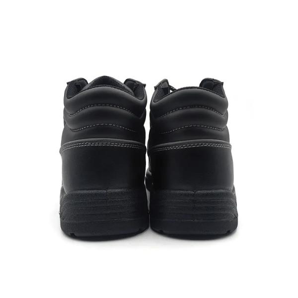 Black Microfiber Leather shoes S1 Leather Composite Toe Shoes Lightweight