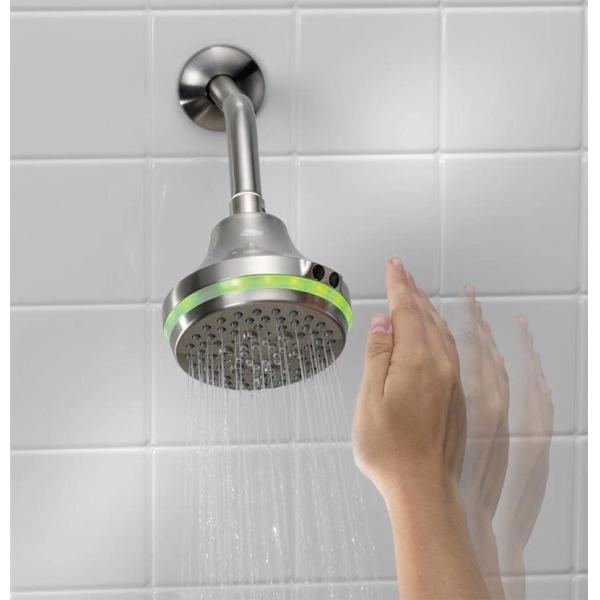 Experience a Luxurious Shower with Bathroom LED Sensor Shower Head in Chromed ABS