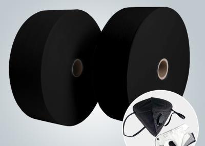 Black Meltblown Nonwoven Fabric 30GSM For Black Face Masks N95 KF94