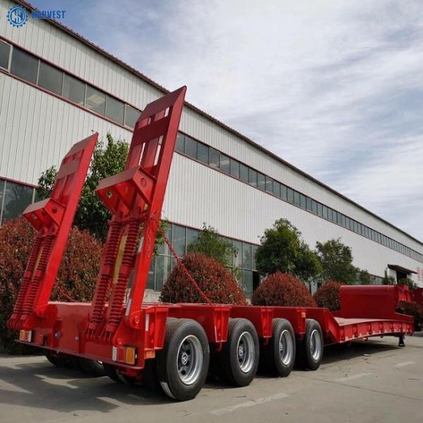 4 линии 8 цапф Lowbed 80 тонн 100 тонн трейлер 120 тонн сверхмощный Semi