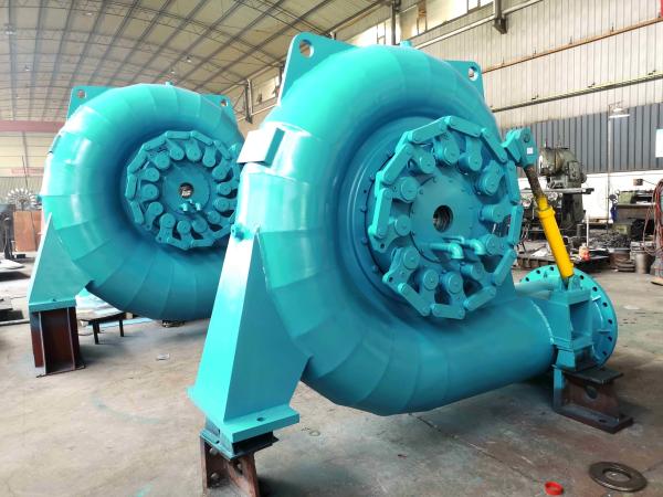 Générateur de turbine à eau 200kw-20mw Excitation sans pinceau Contrôle automatique de couleur personnalisée