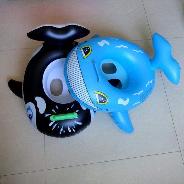 Fun in the Sun Swimming Pool Shark Float Ring Tubes for Kids Age Range 2 to 4 Years