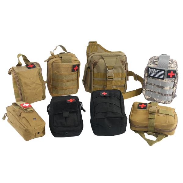Combat Tactical First Aid Kit Organizer Ifak Medical Pouch Molle Utility Rescue EMT  Outdoor Emergency Survival Bag Case