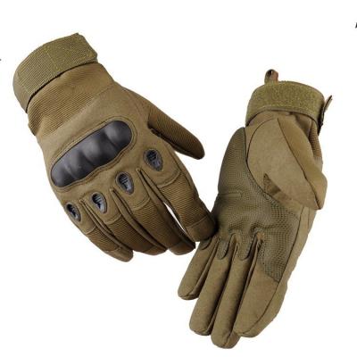 Combat à plein doigt Gants tactiques Khaki Randonnée en plein air Sport de chasse entraînement cyclisme
