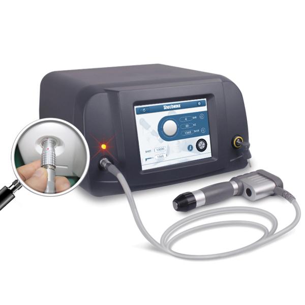 Portable Black Shockwave Therapy Machine For Physical Treatment