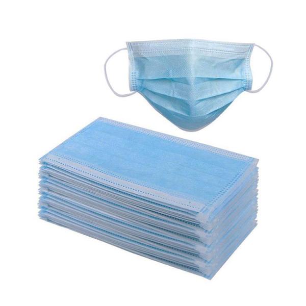 Healthy Non Woven Face Mask / Civilian Disposable Mouth Mask Protective