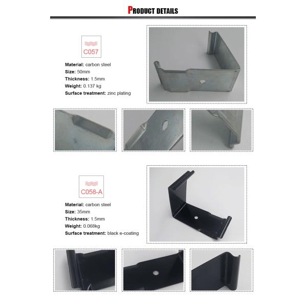 OEM настройка металлического штамповки 65Mn стальной шкатулки клип для деревянной шкатулки